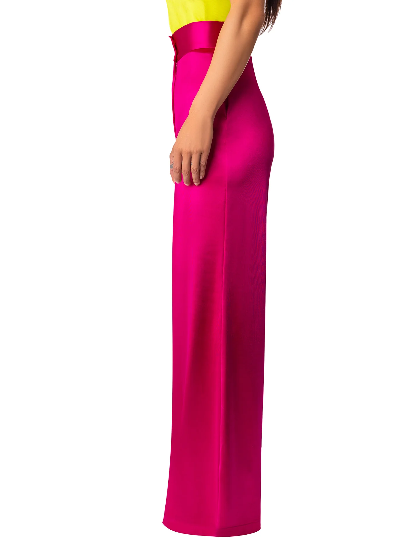 "Amethyst" Magenta High Waist Pants - Image 5