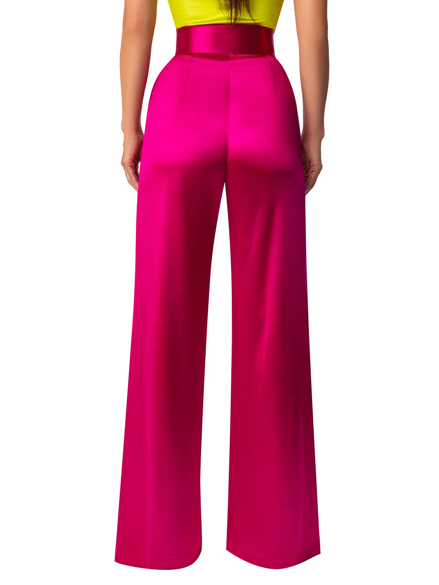 "Amethyst" Magenta High Waist Pants - Image 6