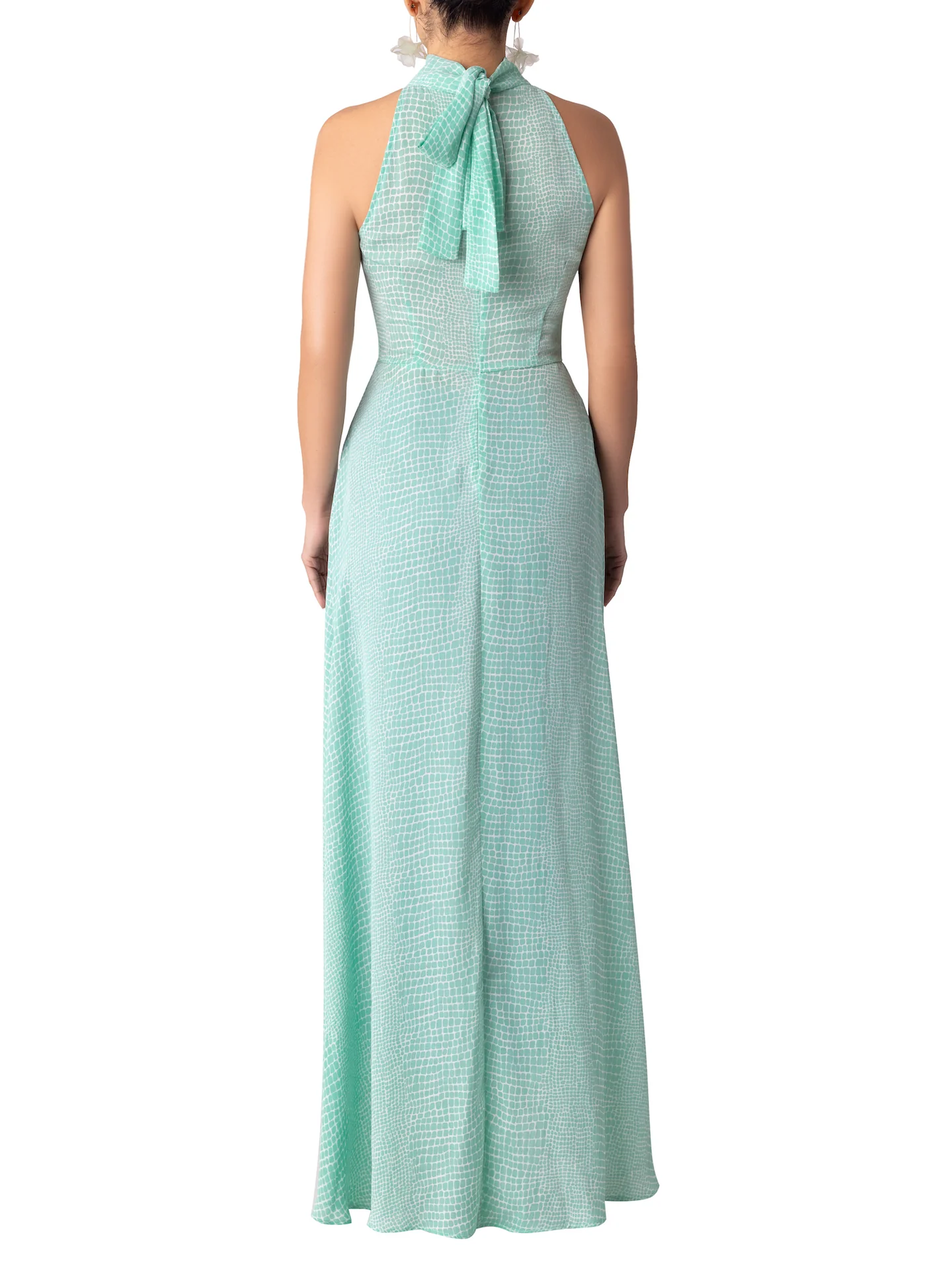 “Anastasia” Mint Maxi Halter Top - Image 7