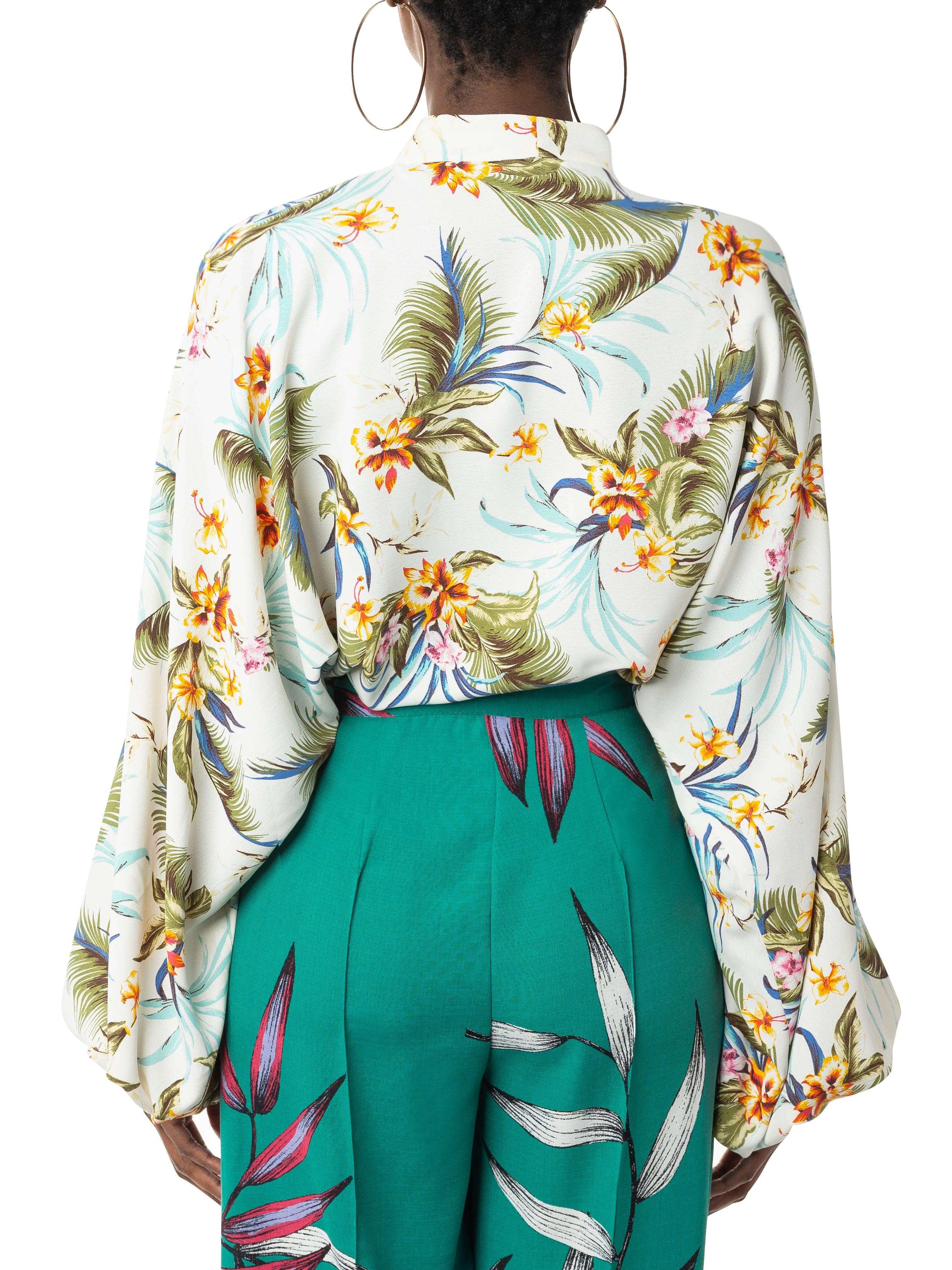 "Avril" Ivory Print Bodysuit - Image 5