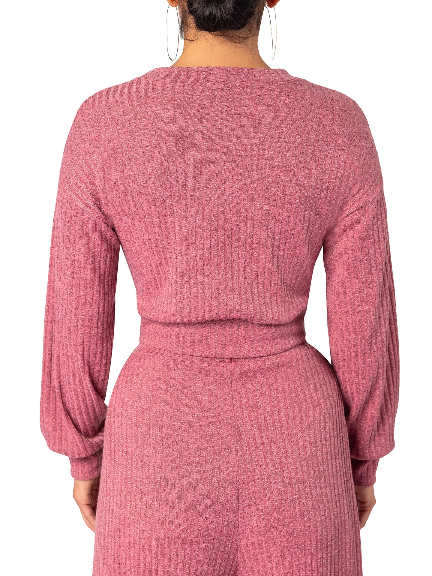 "Bell" Mauve Front Cross Top - Image 5