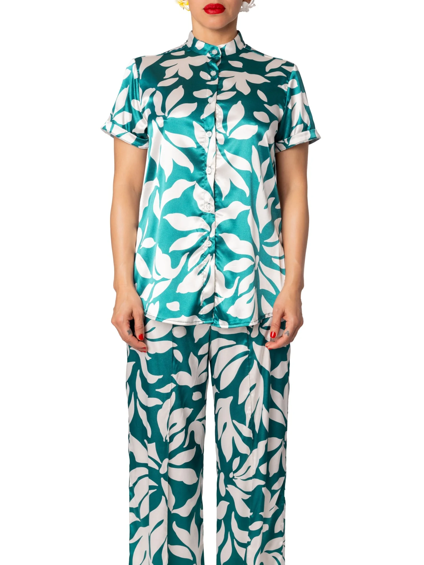 "Big Island" Print Button Down Shirt - Image 4