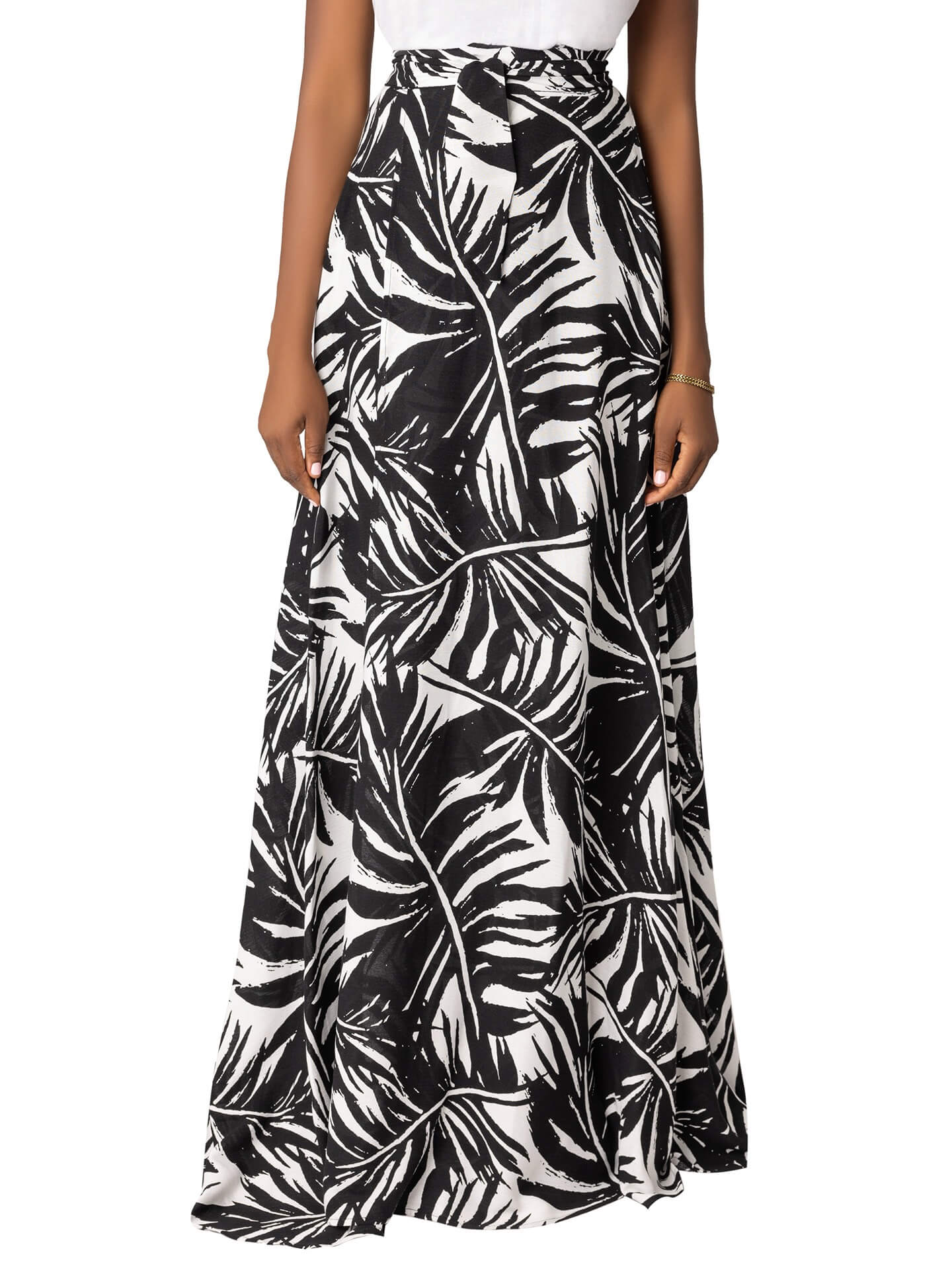 "Canary Island" Wrap Maxi Skirt - Image 6