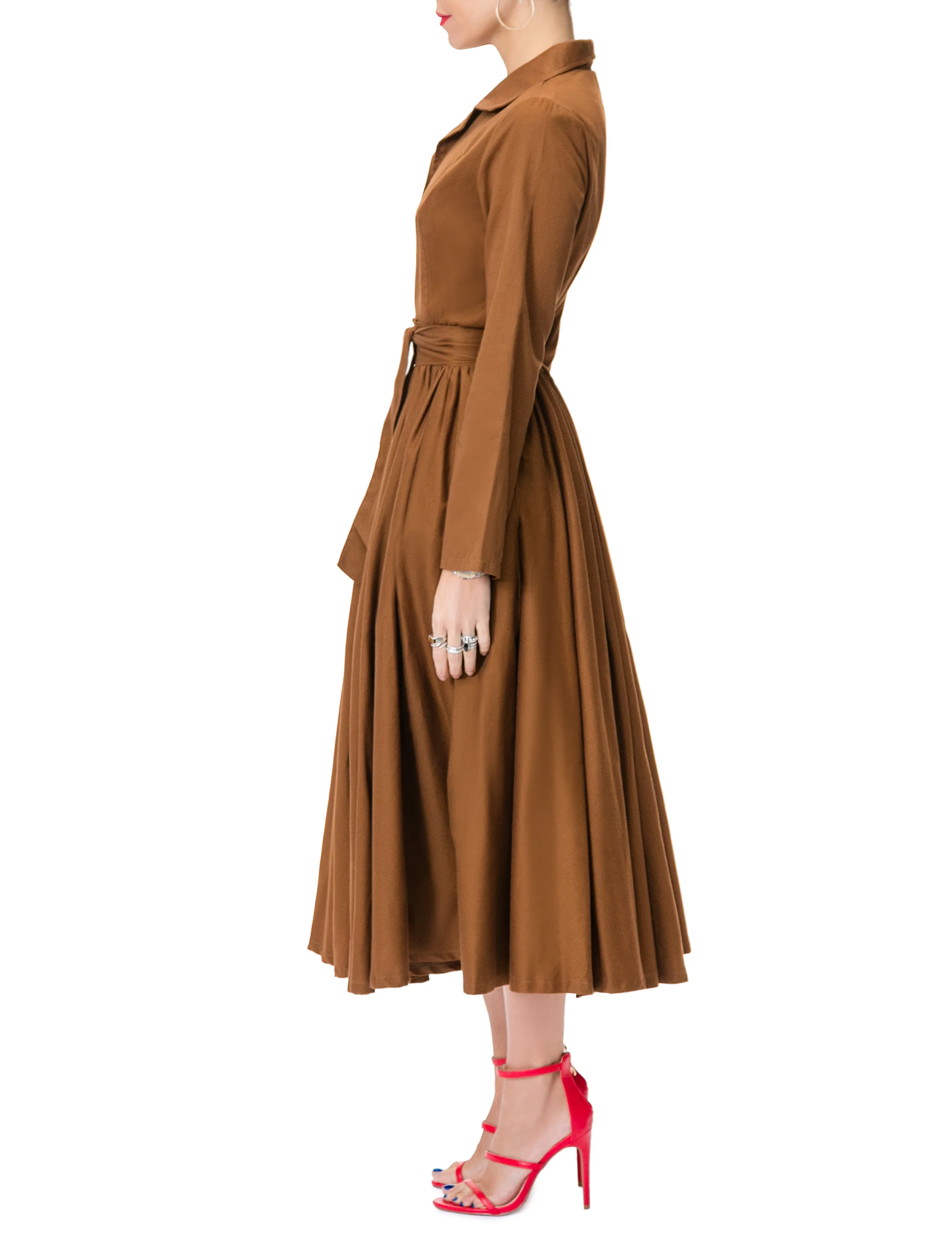 "Charlotte" Coco Midi Shirtdress - Image 4