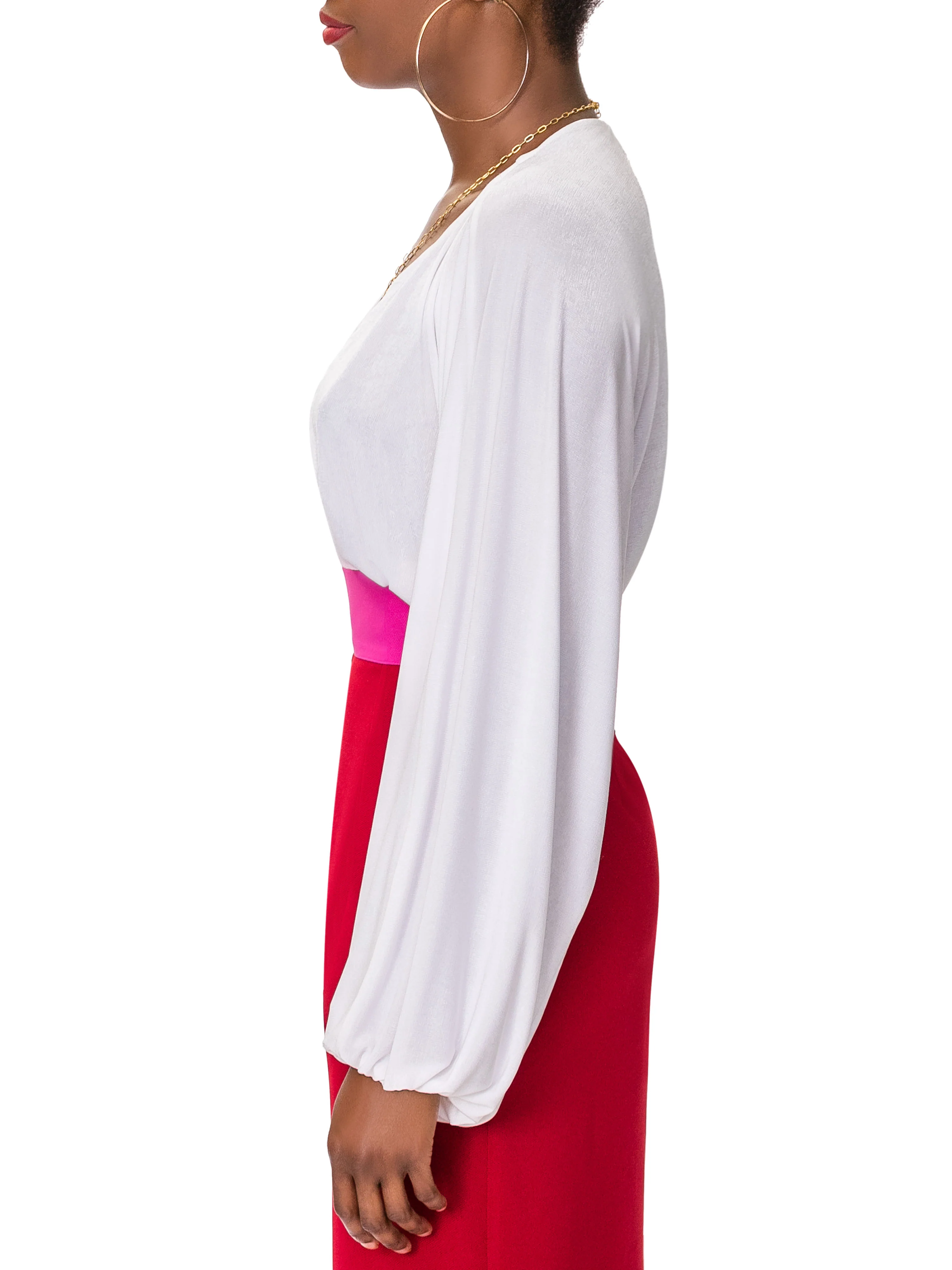 "Cheray" Ivory Bodysuit - Image 4