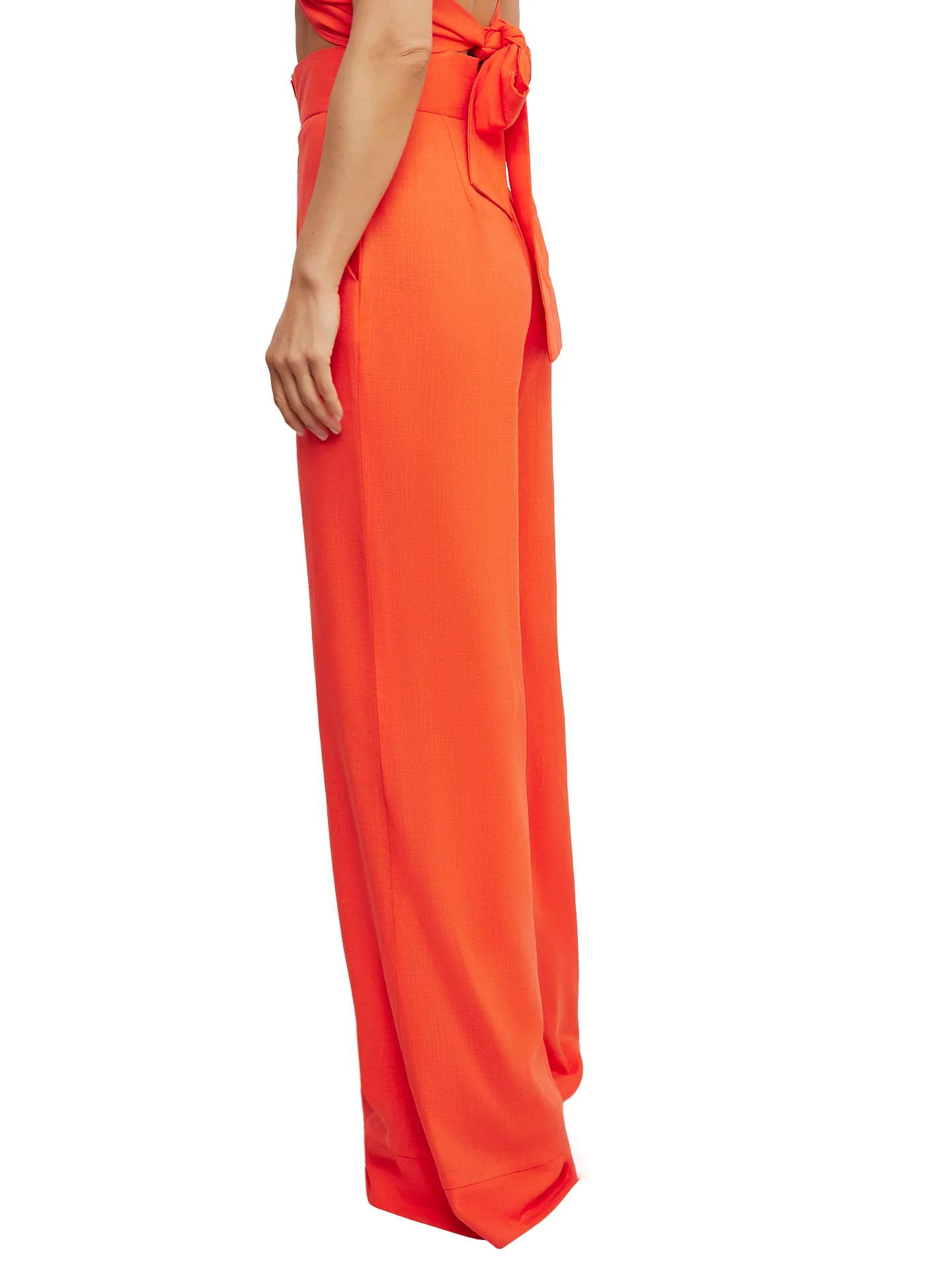 “Cordella” Orange High Waist Wide Leg - Image 5