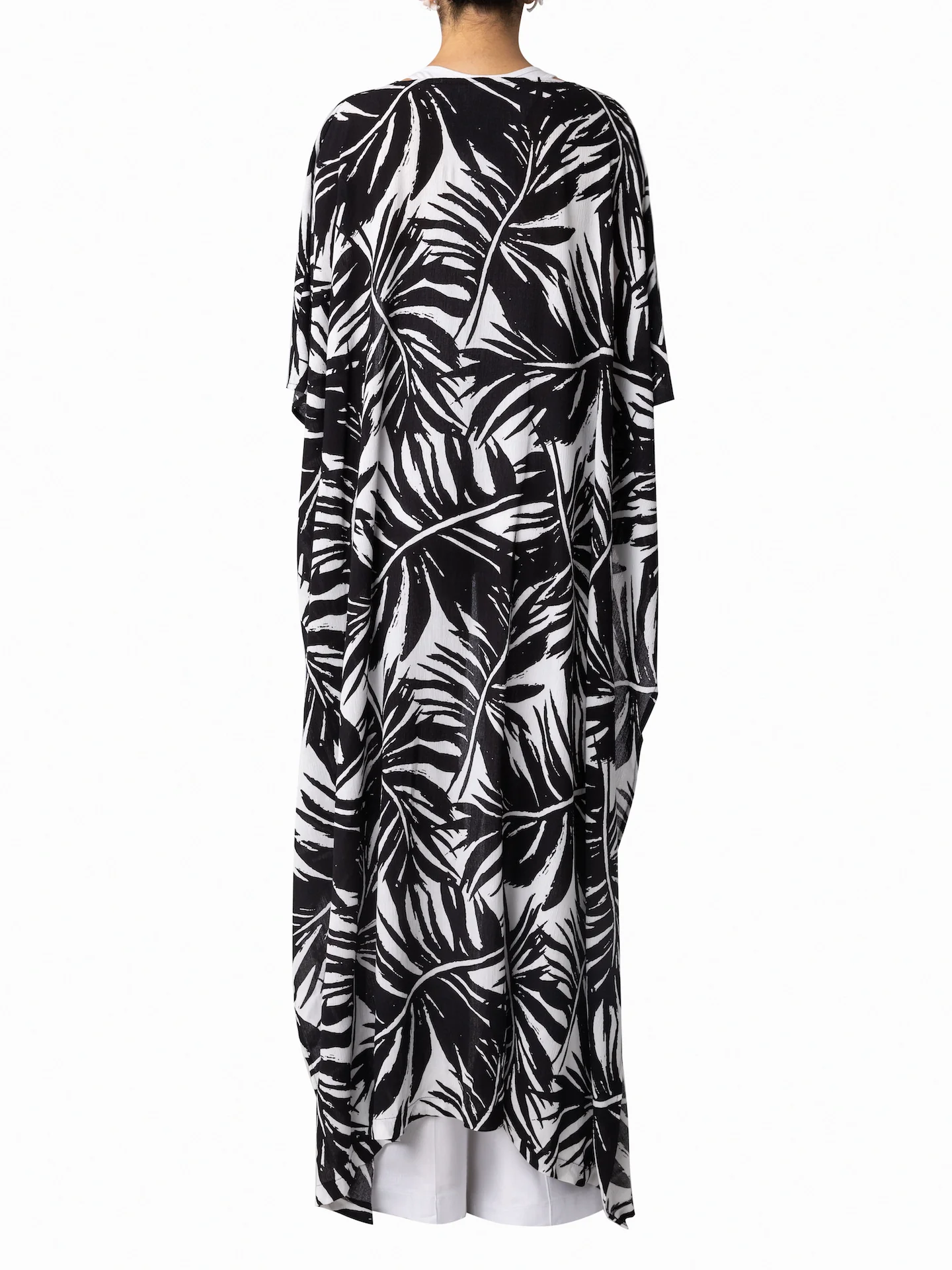 "Dara” Black Dolman Sleeve Duster - Image 6