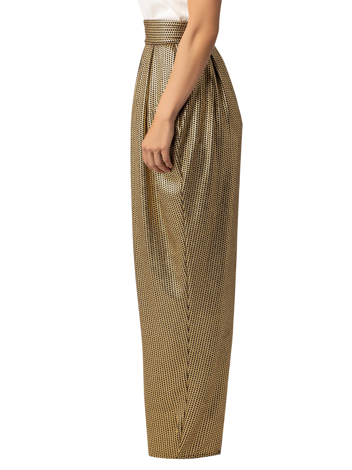 “Eldora” Tulip Gold Skirt - Image 5