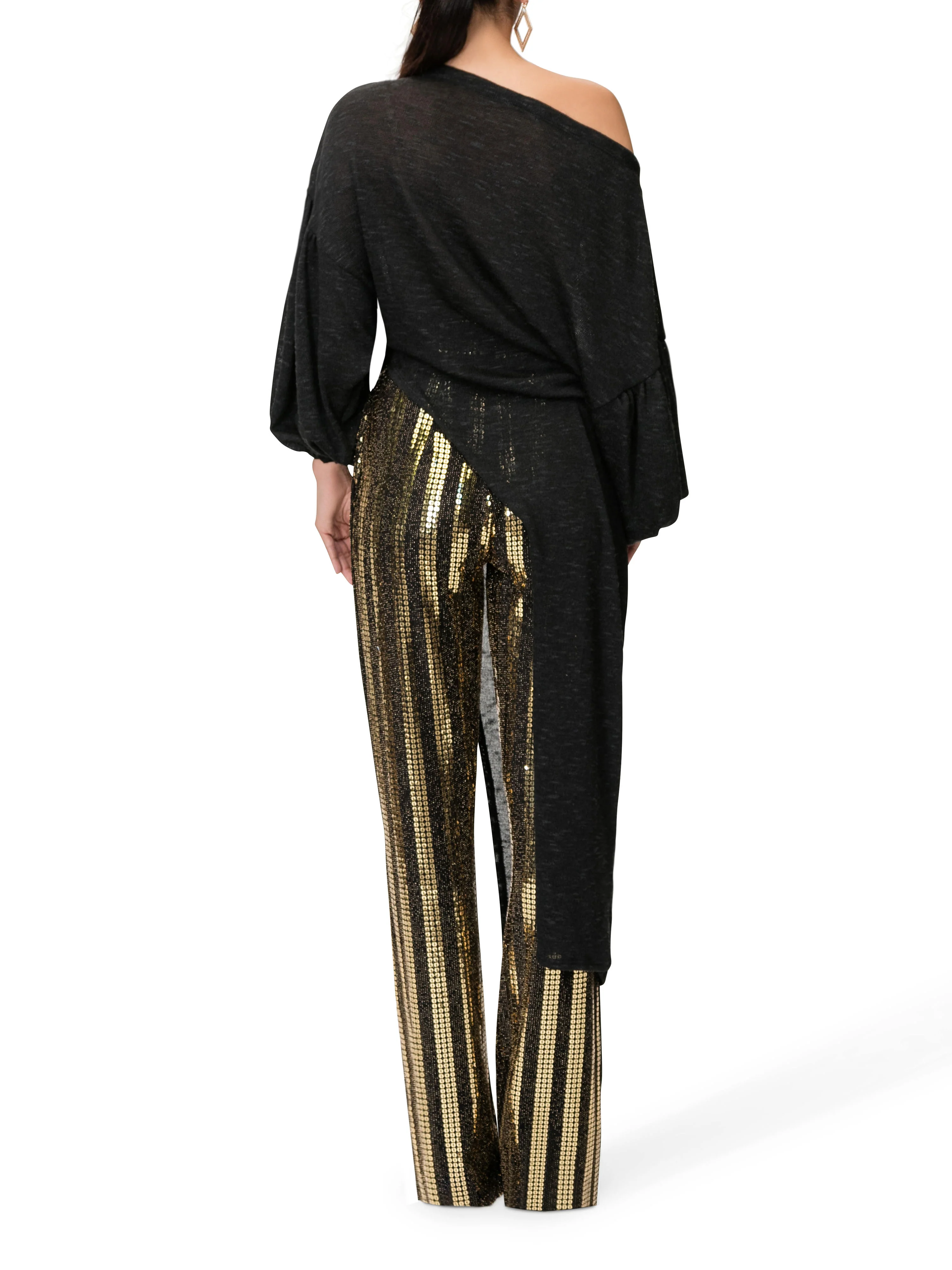 "Esther" Off Shoulder Sweater - Image 5