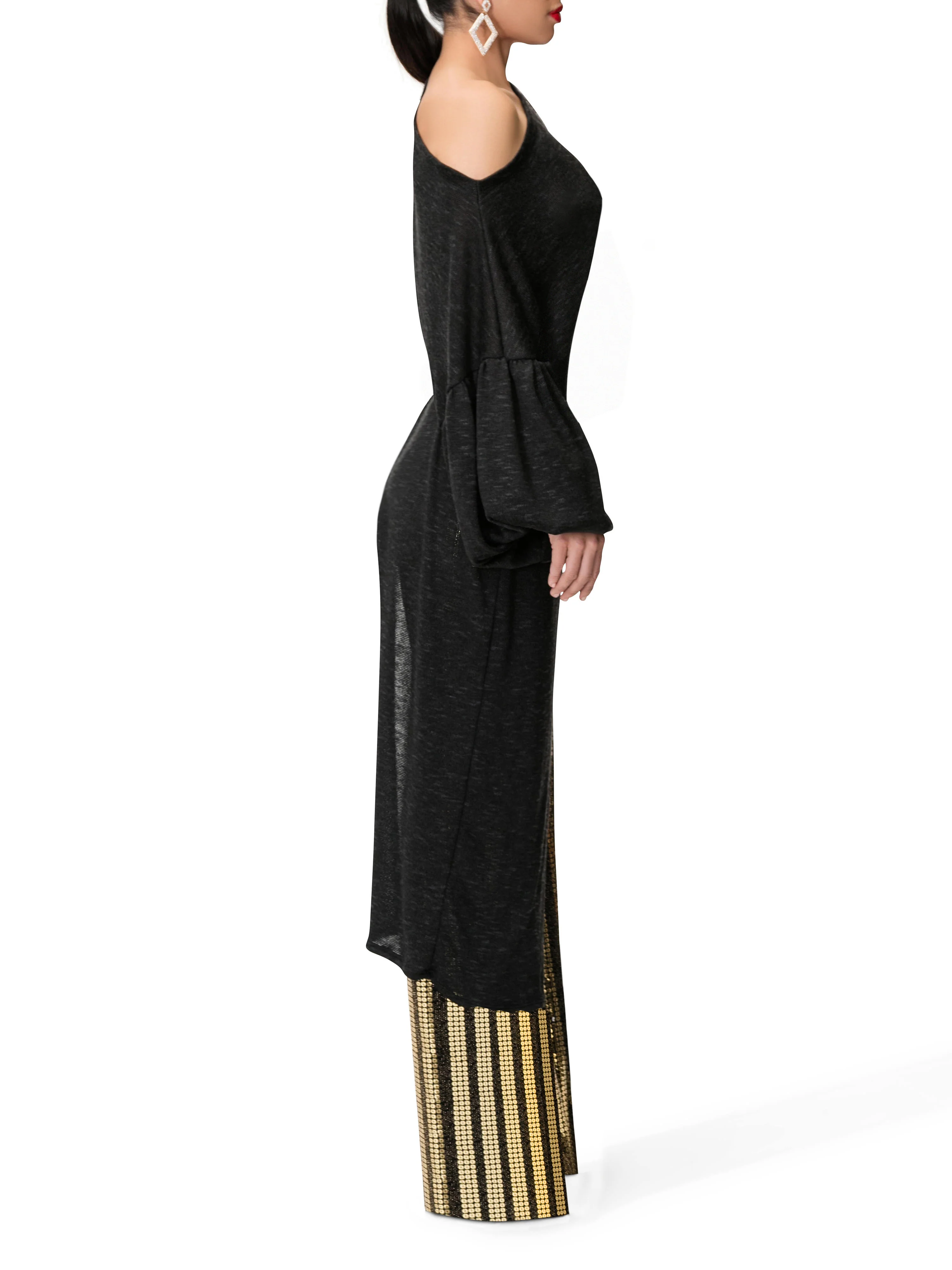 "Esther" Off Shoulder Sweater - Image 6