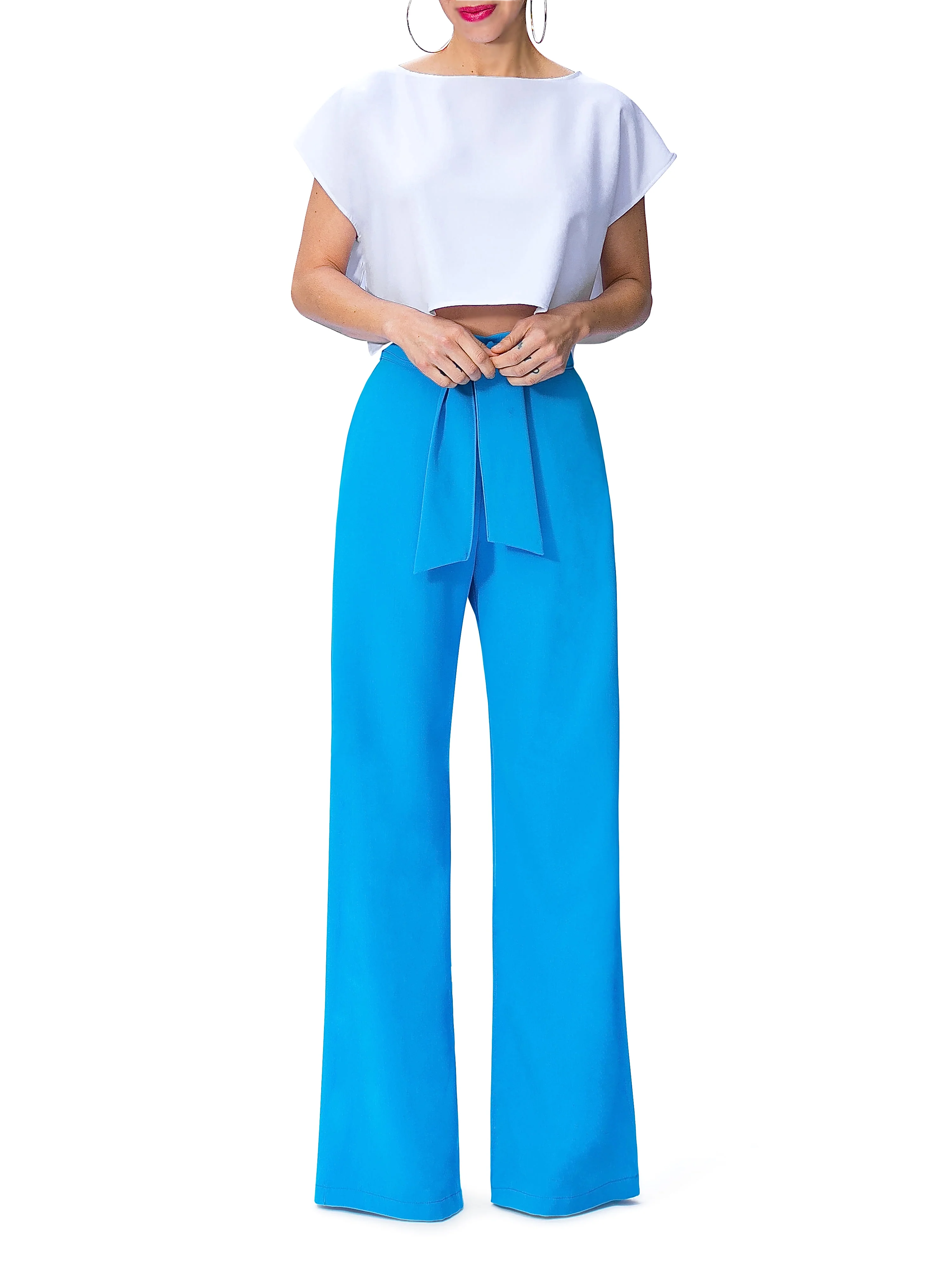 "Gaia" Crop Top with Side Slits - Image 2