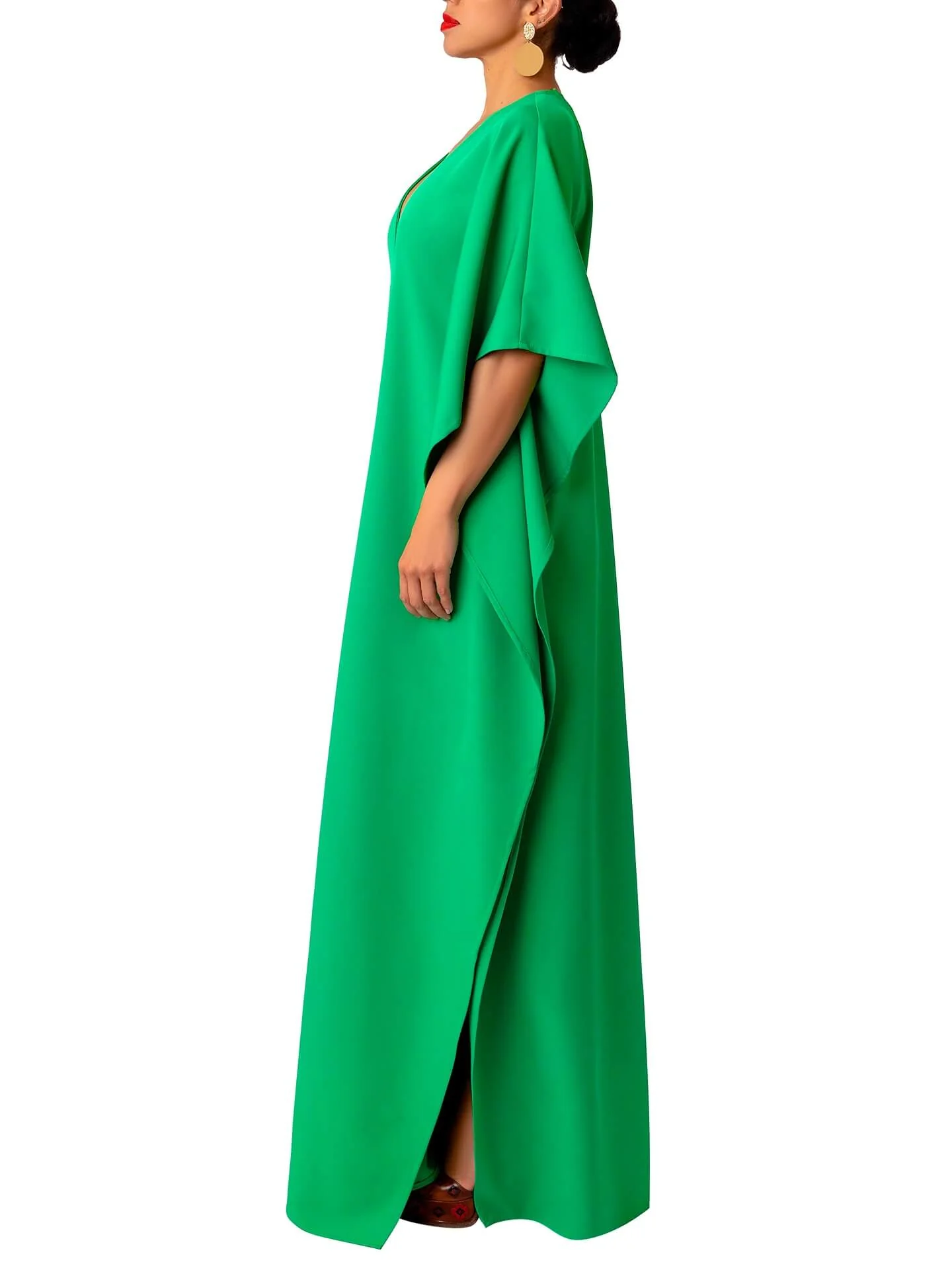 “Kẹ́mi” Jade Maxi Kaftan - Image 7