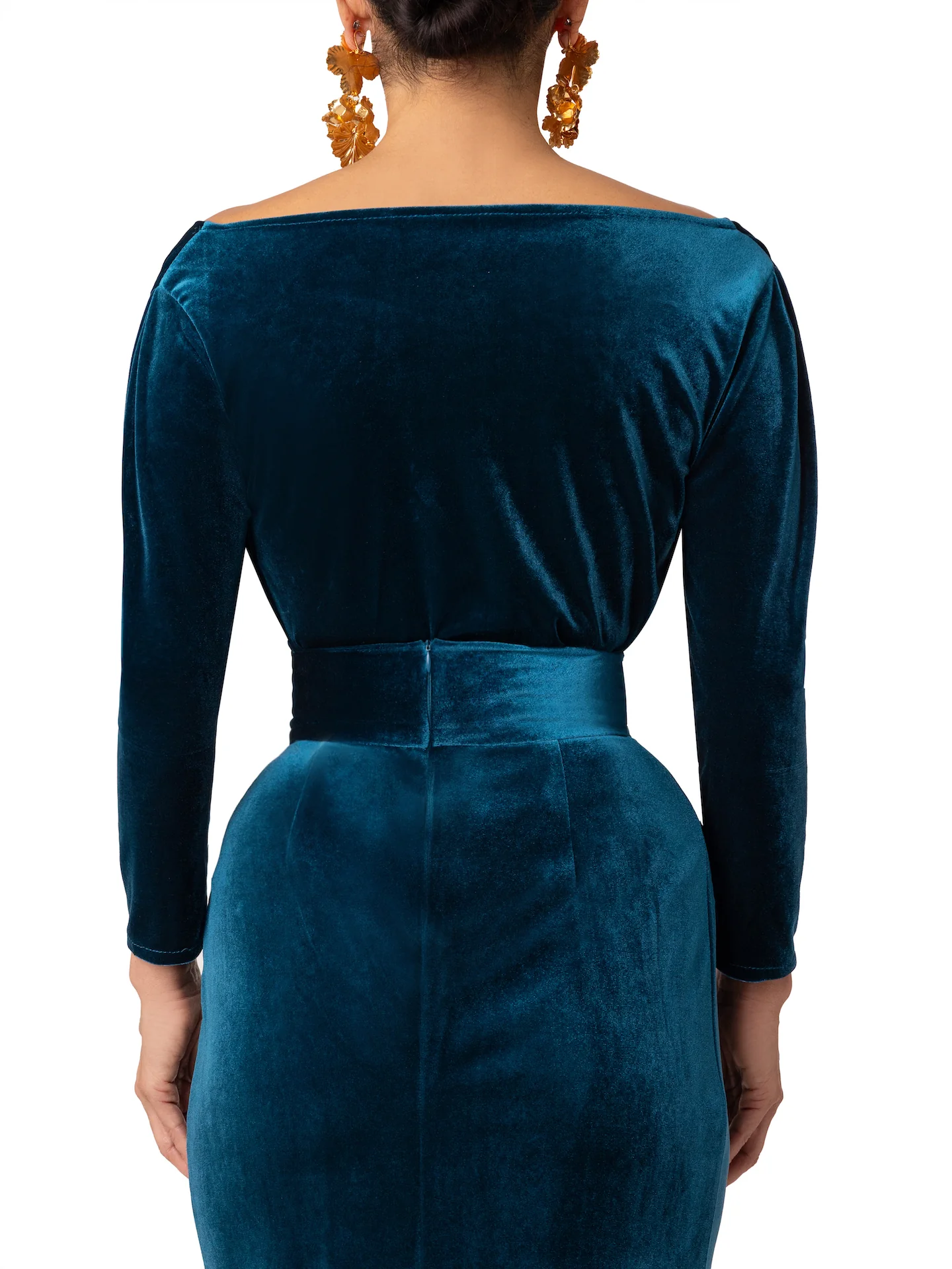 “Myrna” Petrol Bodysuit - Image 5