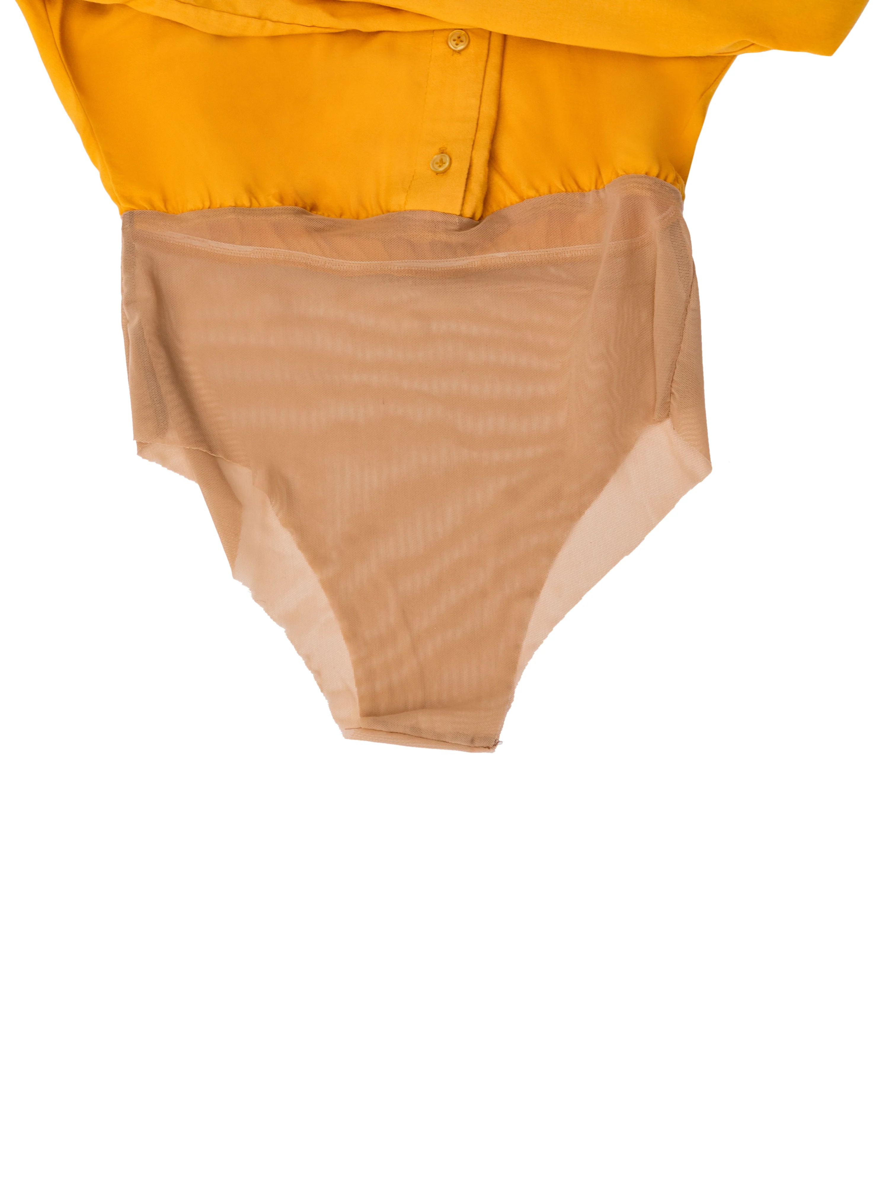 "Nora" Mustard Bell Sleeve Bodysuit - Image 6