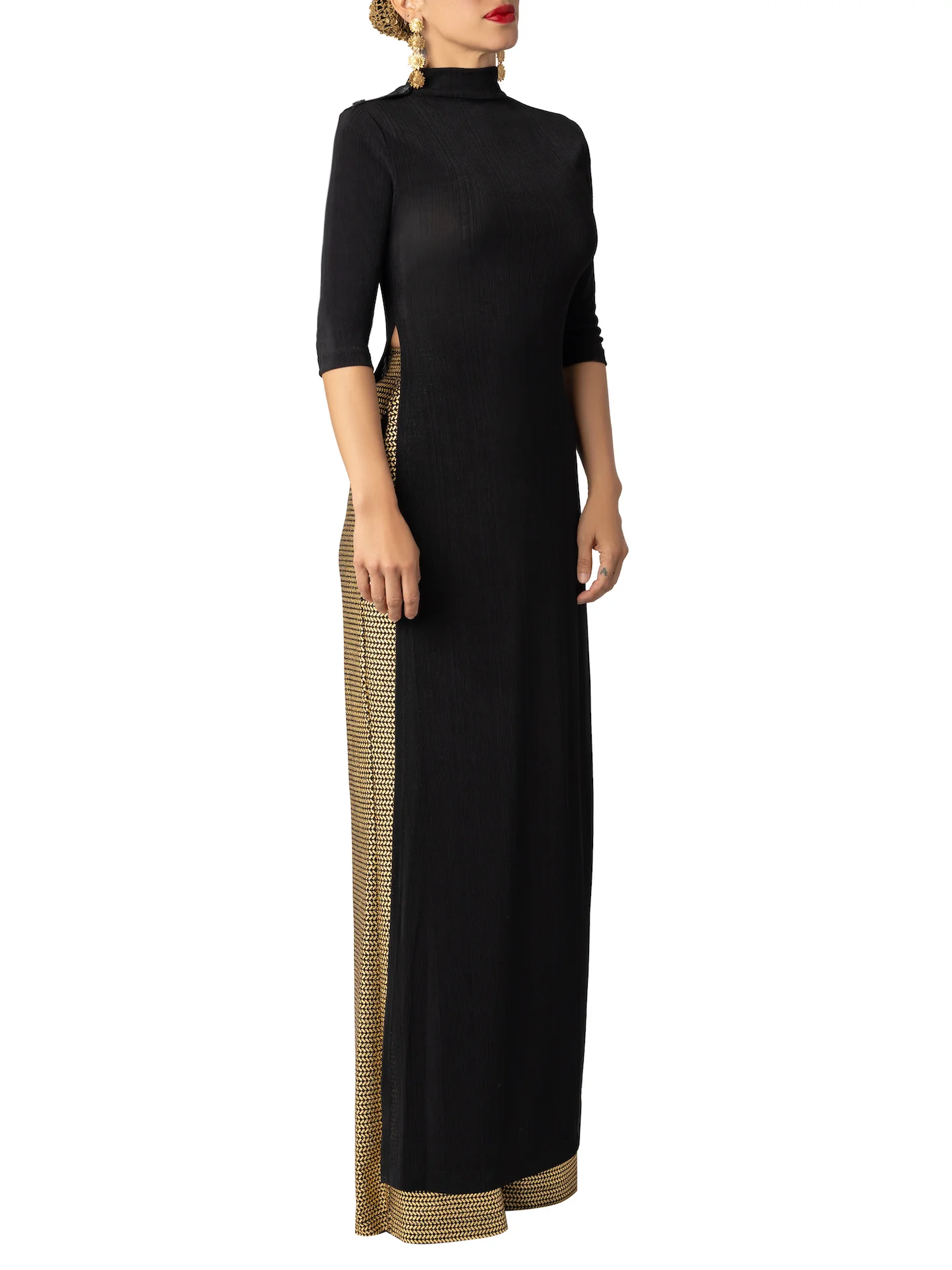 “Obsidian” Black Maxi Top - Image 6
