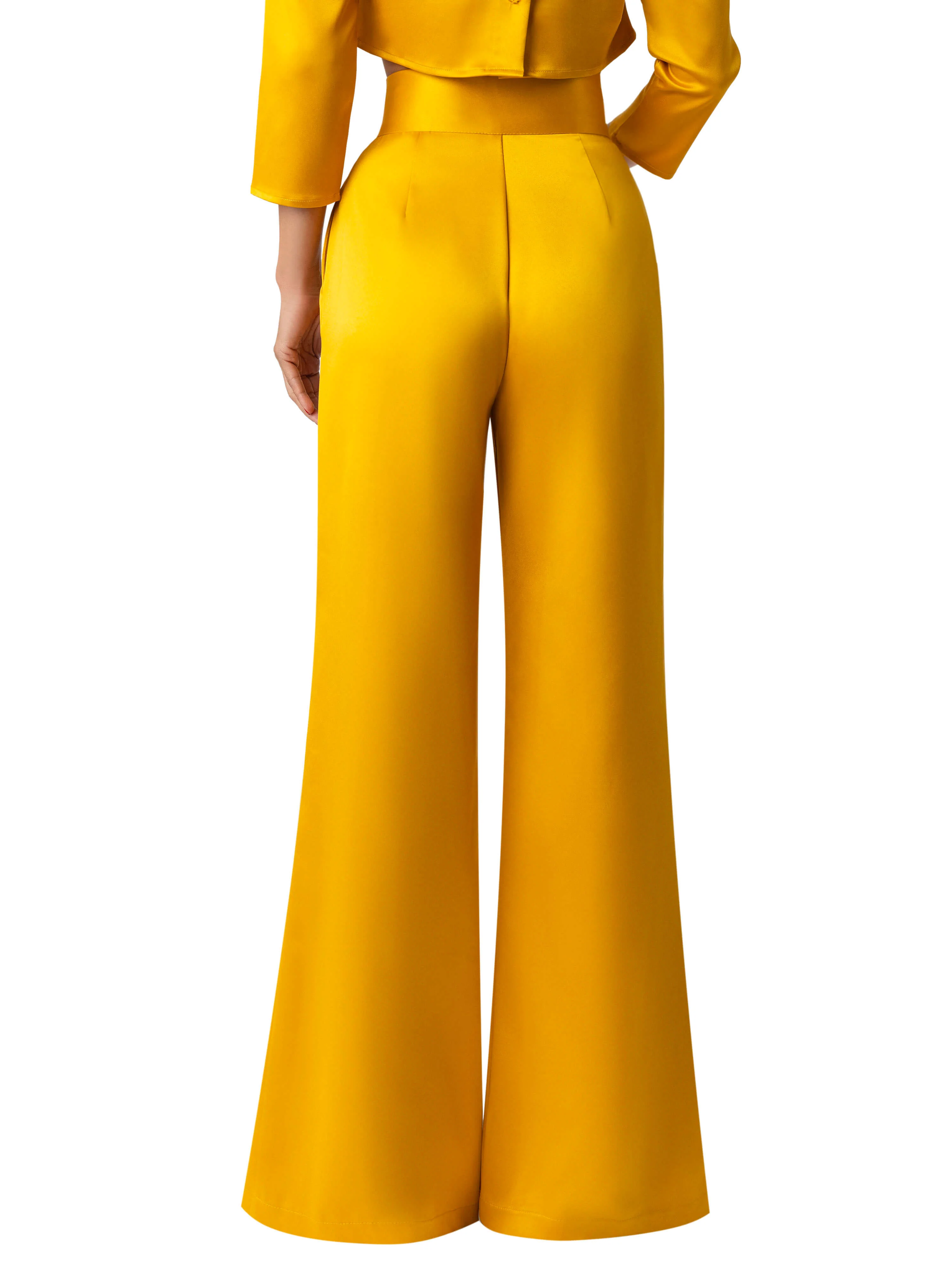 "Odessa" Gold High Waist Pants - Image 6