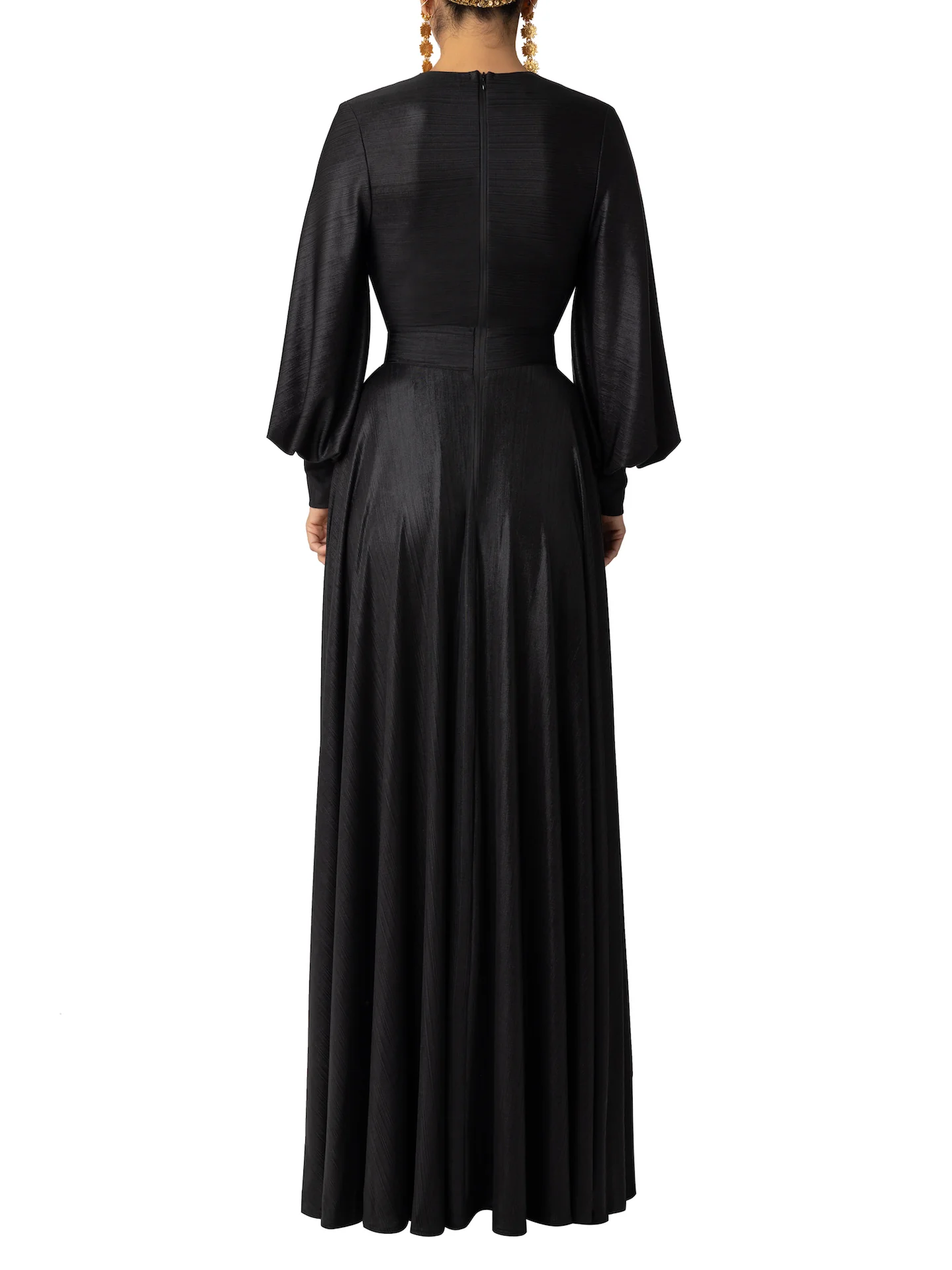 “Onyx” Black Maxi Dress - Image 5