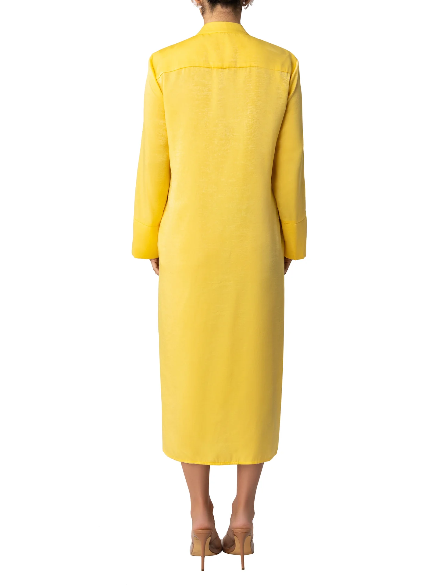“Ray” Yellow Shirtdress - Image 7