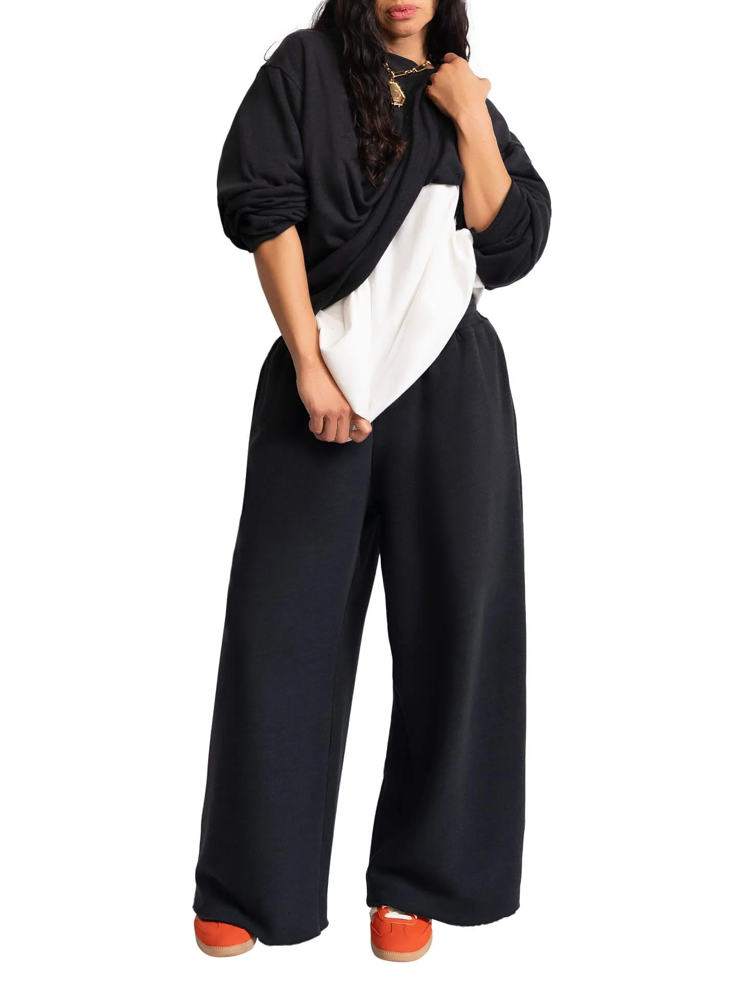 "Santee St." Black Unisex Sweatpants - Image 3