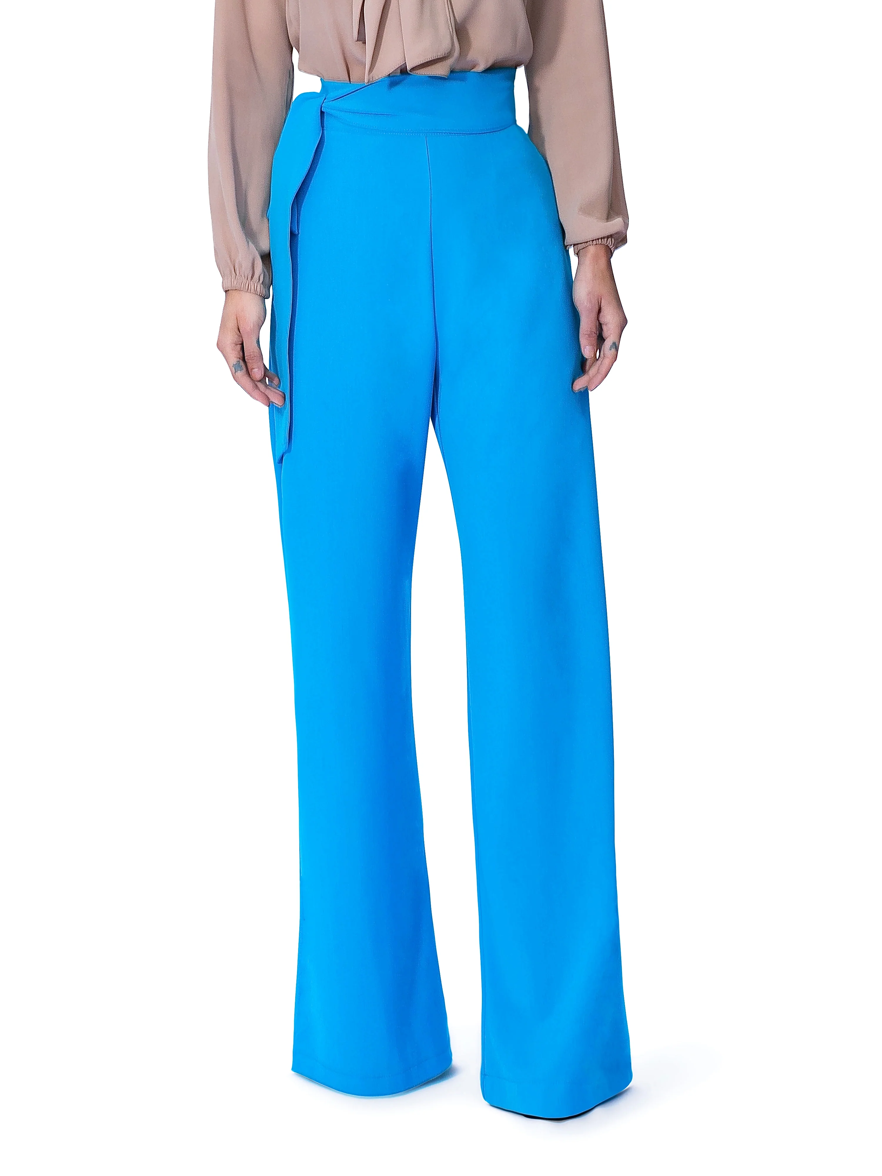 "Selene" High Waist Wide Leg Pants - Image 2