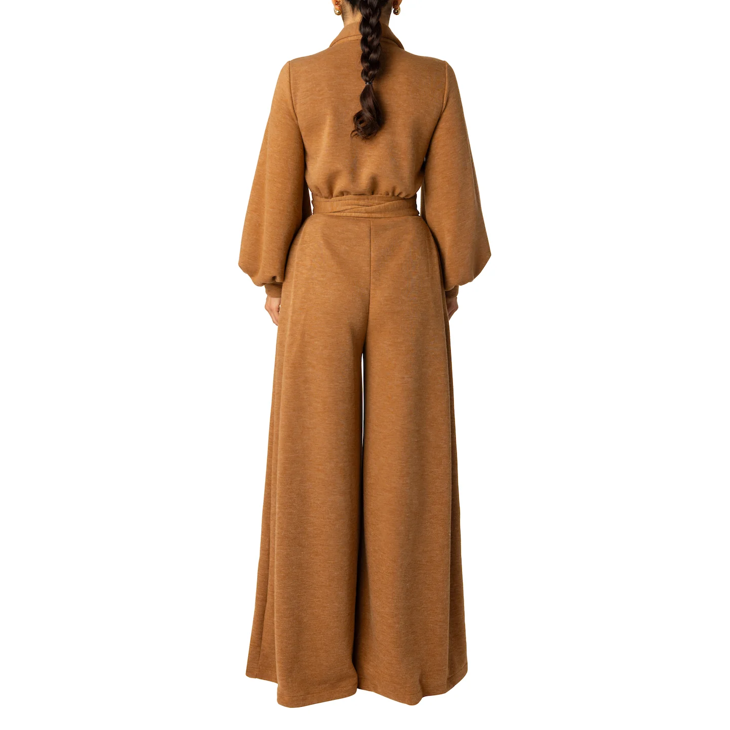 "Sloane" Camel Jumpsuit - Image 7