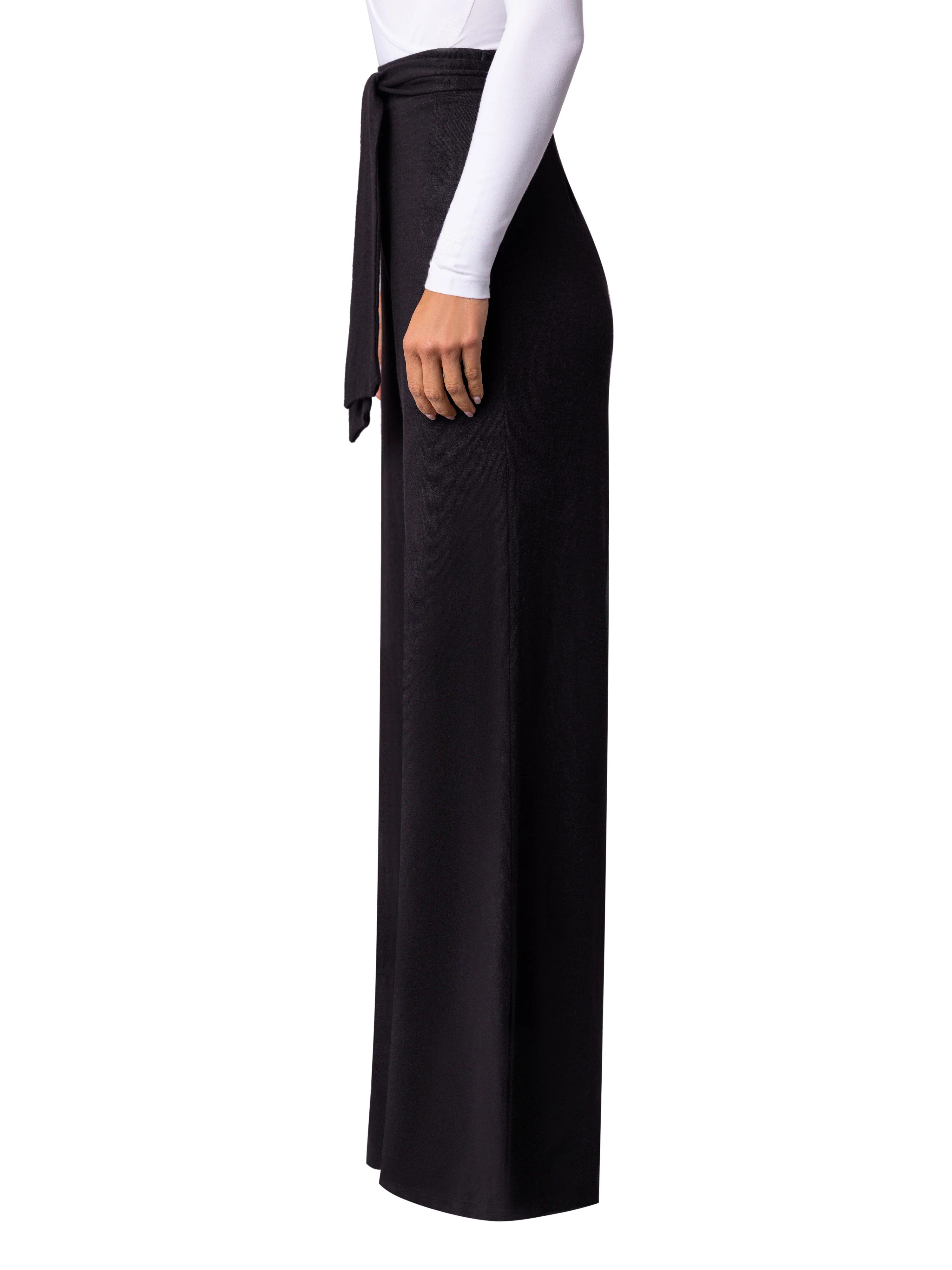 “Sonia” Black Belted Pants - Image 5