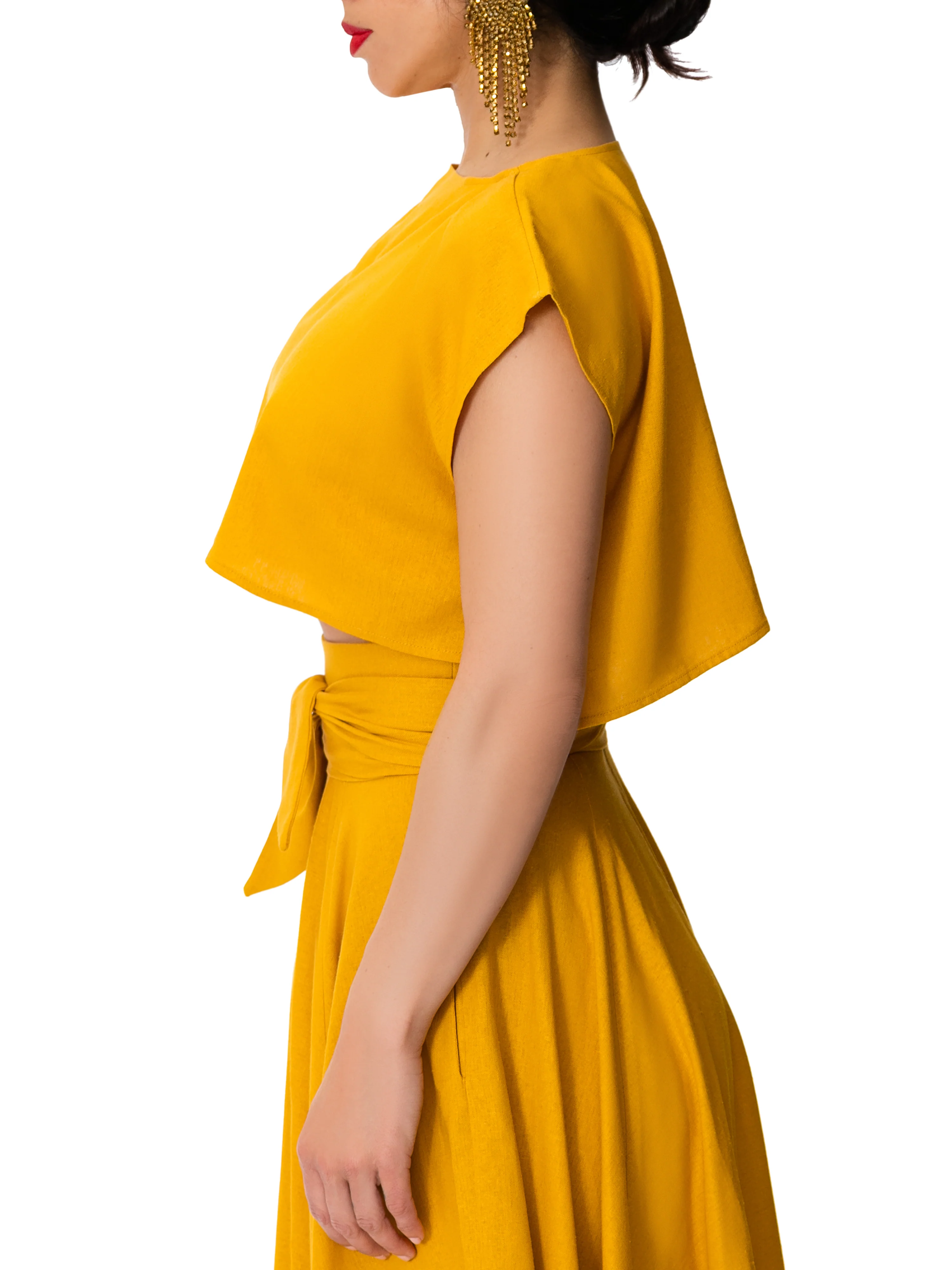 "Lake Tahoe" Mango Crop Top - Image 5