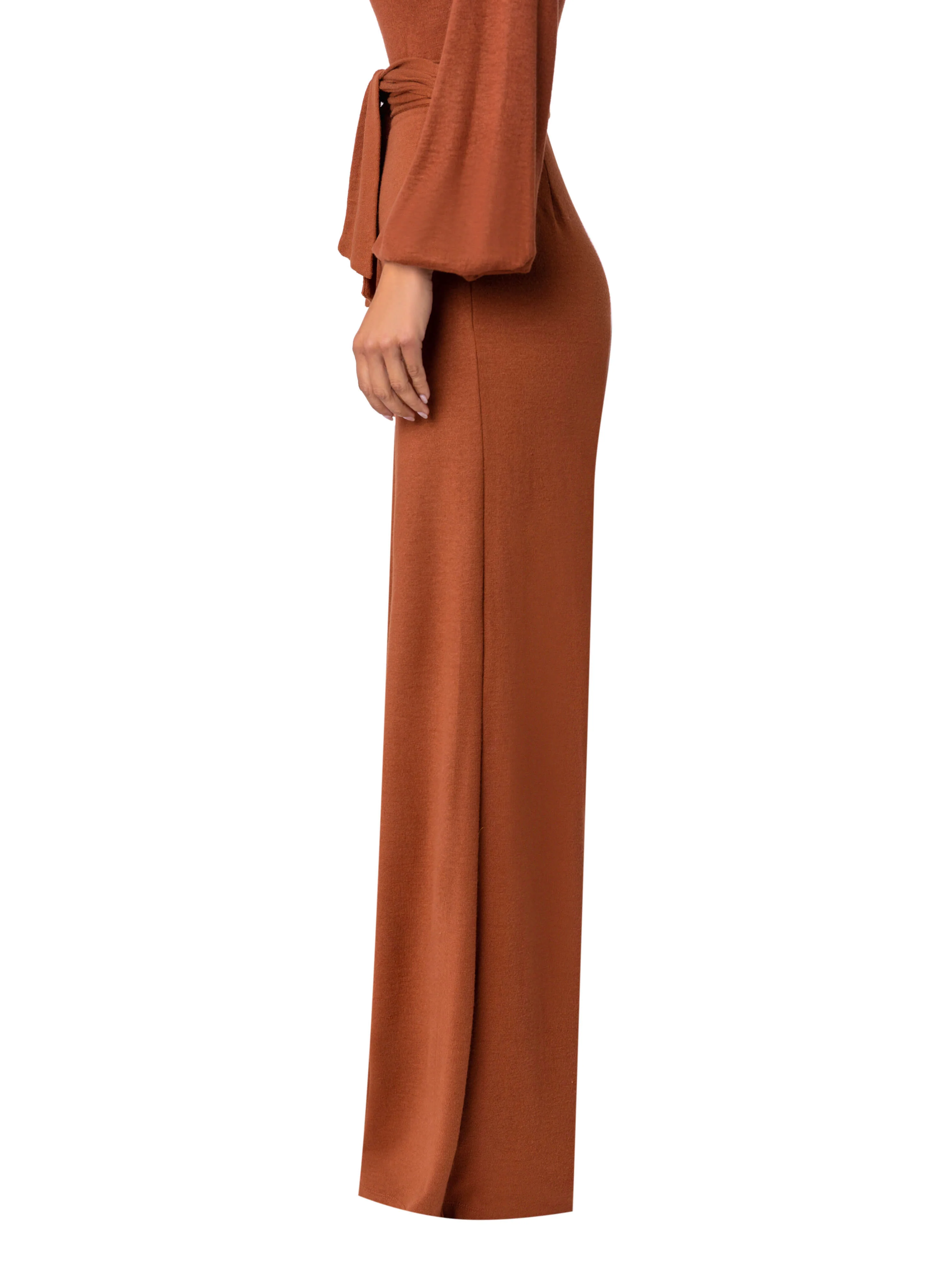 “Tawny” Mocha Belted Pants - Image 5
