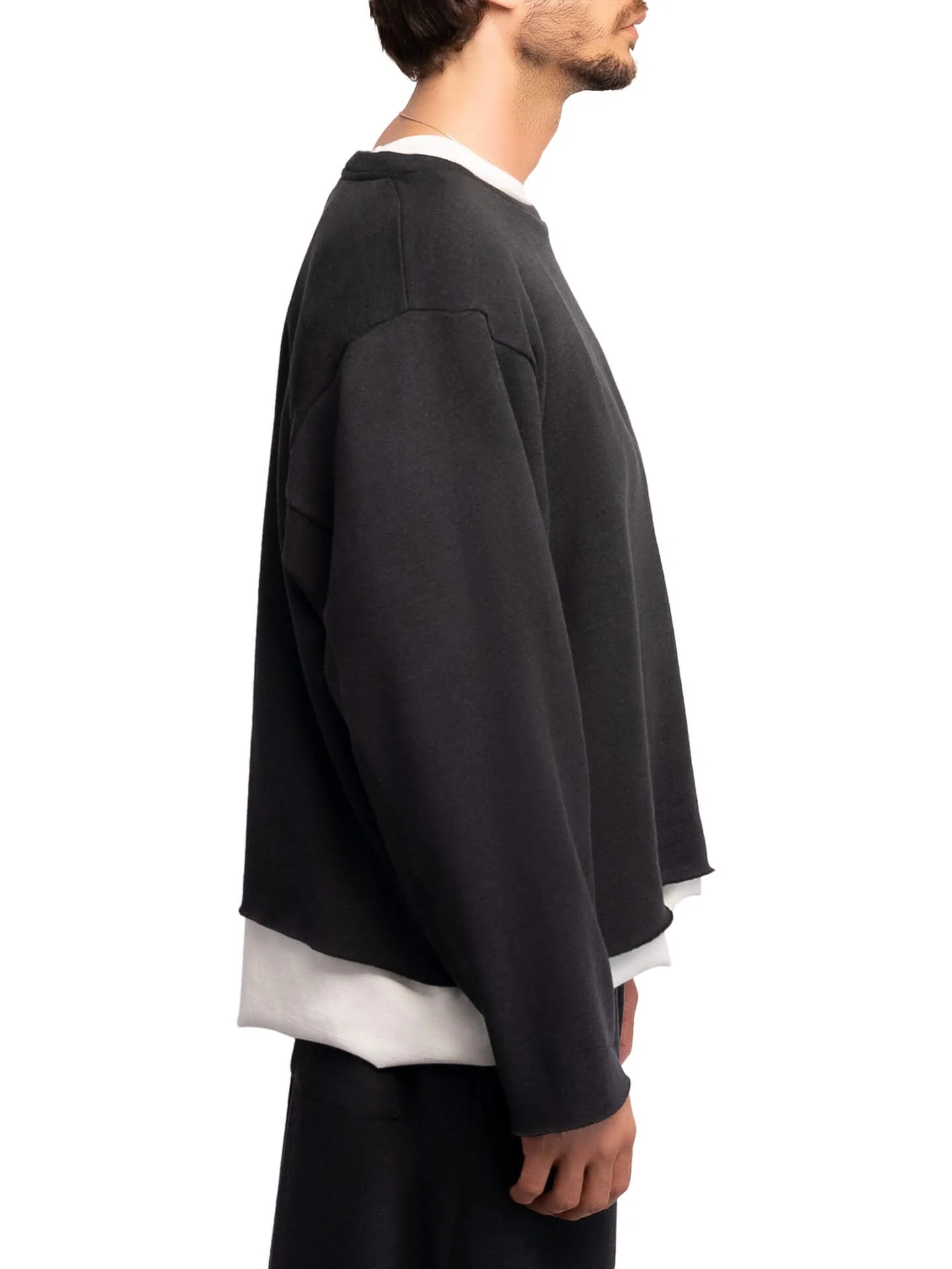 ''Twelfth St.'' Black Unisex Sweatshirt - Image 5
